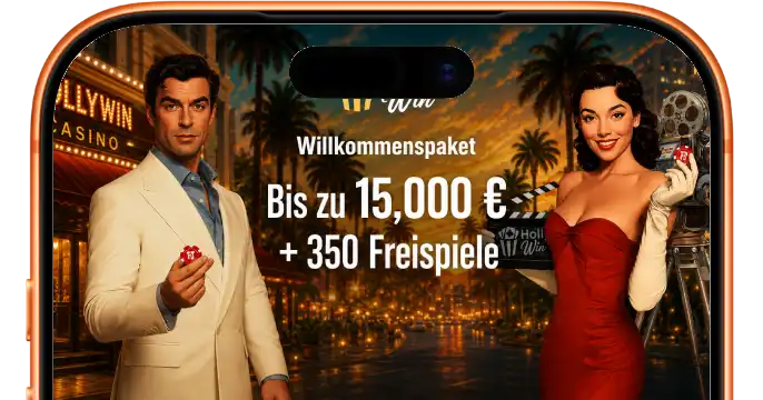 HollyWin Casino banner
